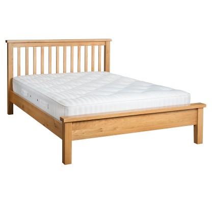 Dorset Oak New Style 5' Kingsize Low Foot End Bed 